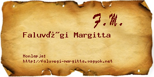 Faluvégi Margitta névjegykártya